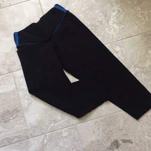 3/$15 Body Language Fitwear Black & Blue Knee High